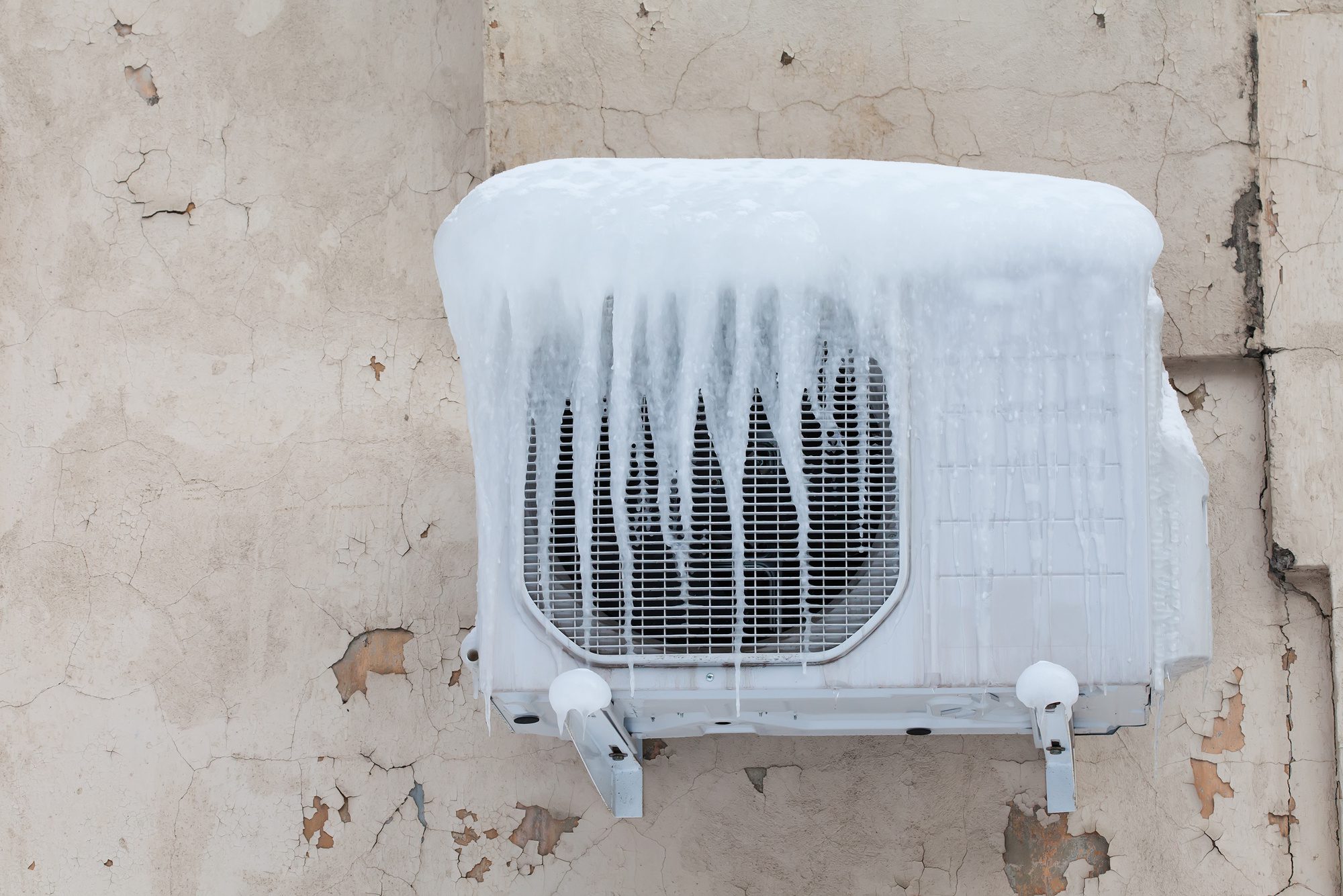 air conditioner frozen